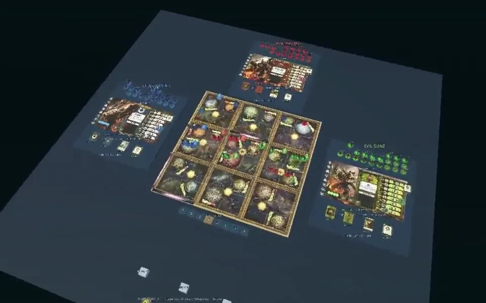 The Forbidden Stars tutorial’s 3D game table