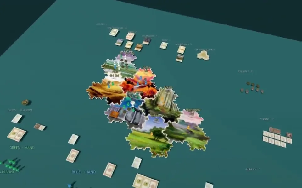 The Inis tutorial’s 3D game table